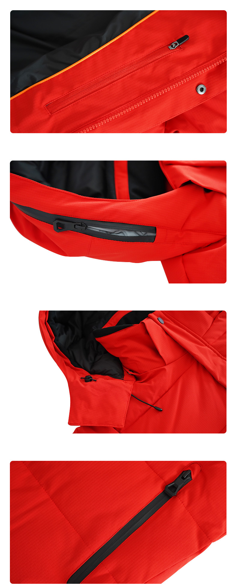 Warm Hooded Waterproof And Windproof Thickened Padded Jacket