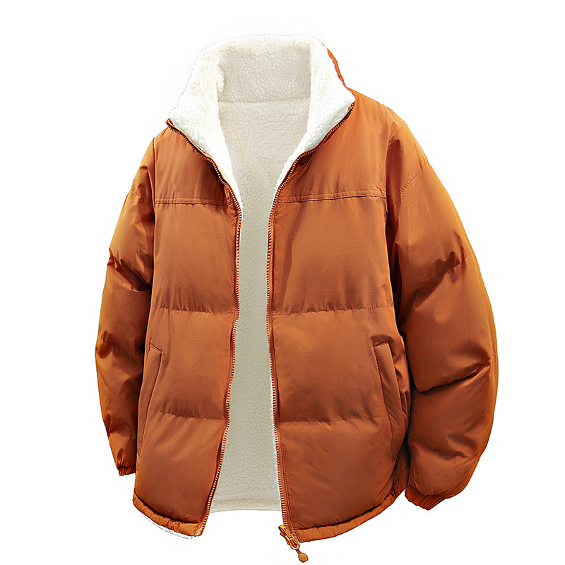 Short-sleeved Double-sided Hoodless Down Jacket