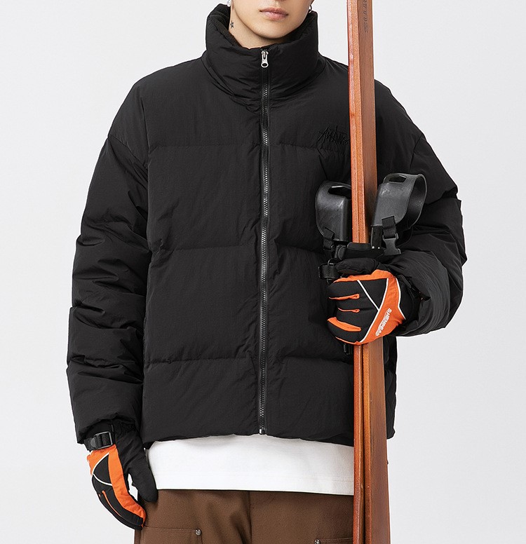 Men's Short Stand-collar Down Jacket