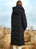 Long-sleeved Warm Down Jacket with A Large Pocket
