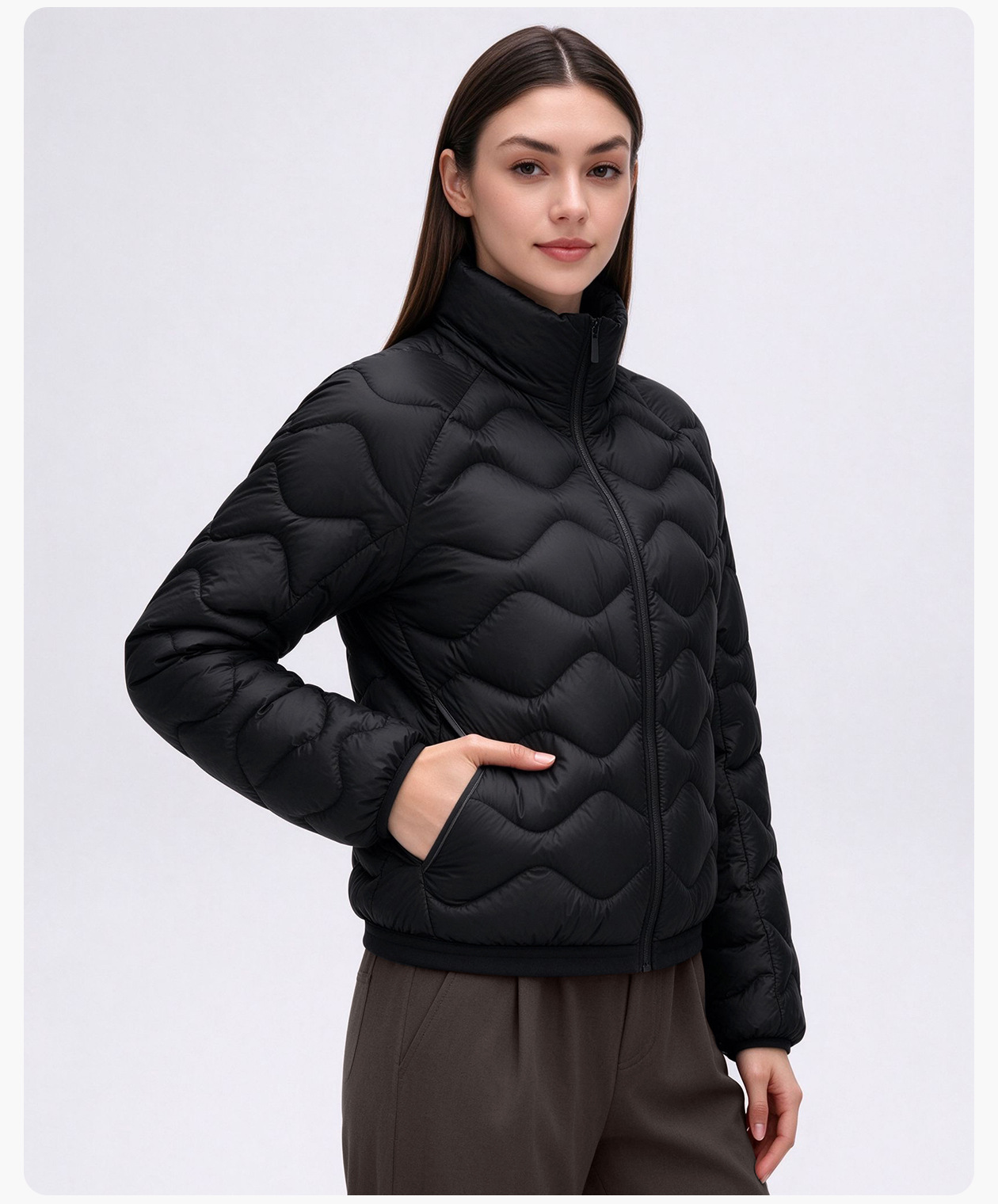 New fashion puff down jacket -Lady's jacket