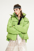 Women's Hooded Workwear Medium-length Down Jacket