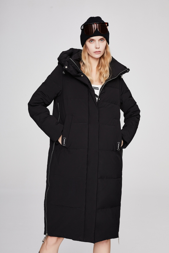 Women's Thickened Windproof Hooded Down Jacket