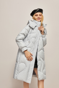 New Women's Windproof Hooded Loose Warm Down Jacket