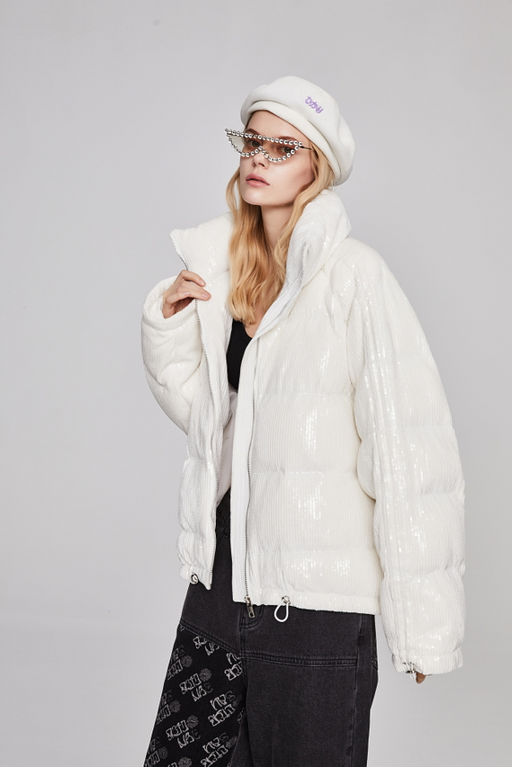 Women's Sequined Down Jacket