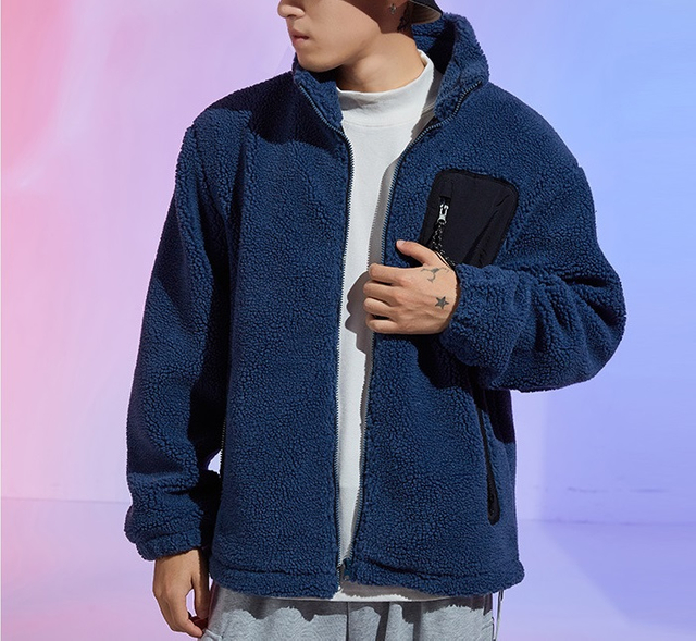 Men's Short Lambskin Coat