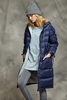 Hooded Mid-length Thickened White Goose Down Down Jacket