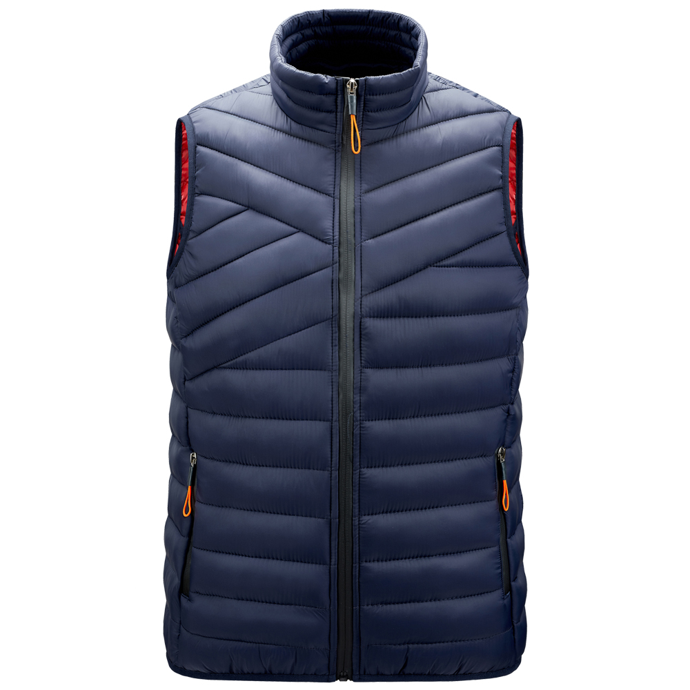 Men's Solid Color Padded Vest