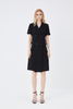 Women's Short Sleeved Suit Dress