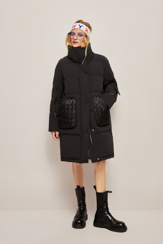 New Women's Loose Casual Stand Collar Down Jacket
