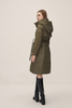 Green Long And Thicked Fashionable Down Jacket 