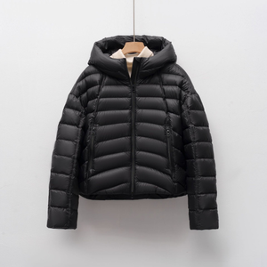 New fashion contrast color puff down jacket -YKK zipper/ Rib collar