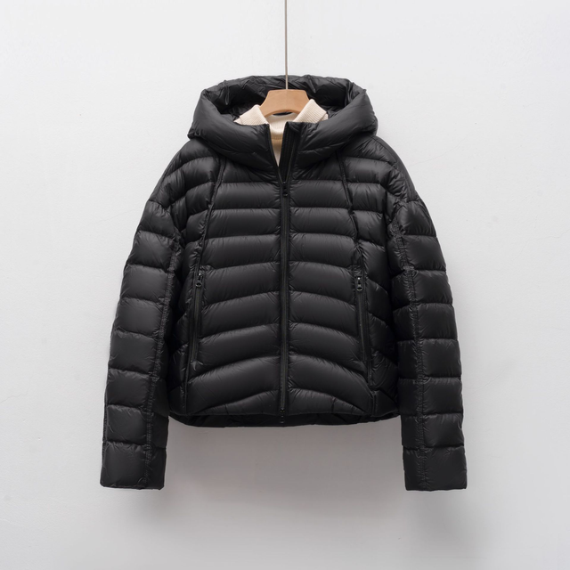 New fashion contrast color puff down jacket -YKK zipper/ Rib collar