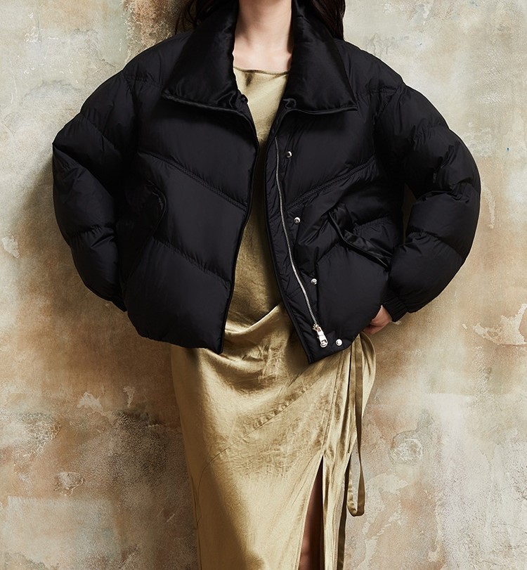 Short-sleeved Warm And Fashionable Cotton Down Jackets 