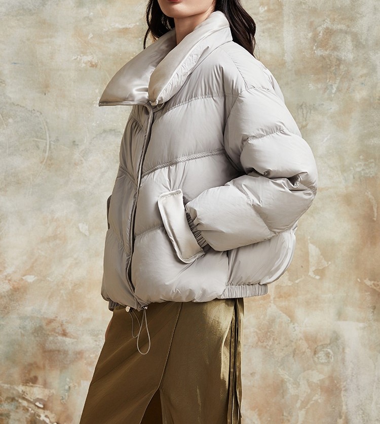 Short-sleeved Warm And Fashionable Cotton Down Jackets 