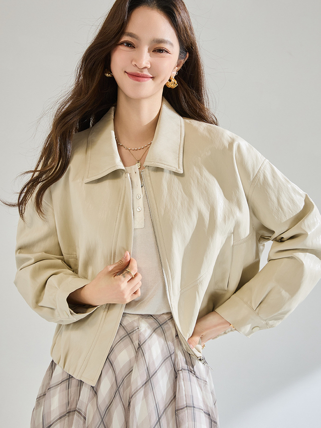 Lady's PU Leather Jacket