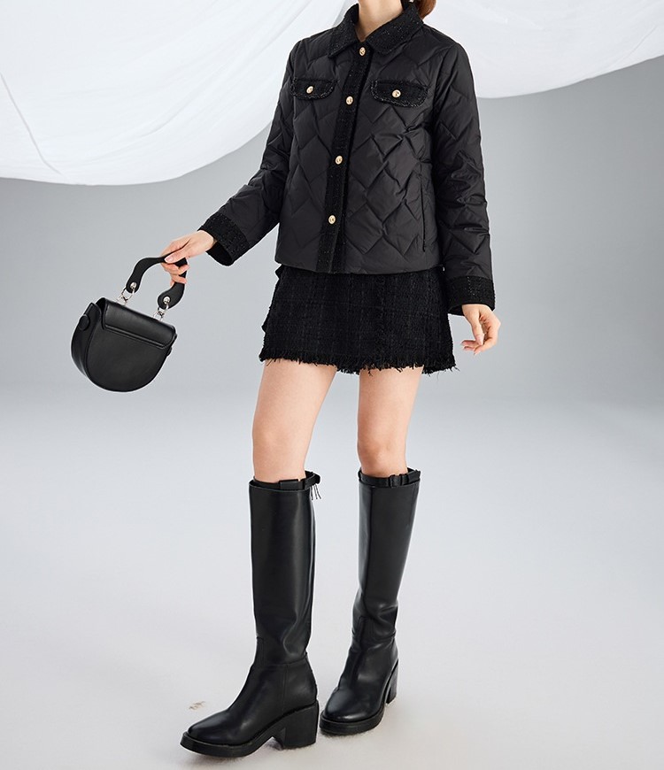 Short-sleeved Button-down Stylish Jacket And Sweater Made of Cotton