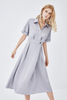 Women's Short Sleeved Suit Dress