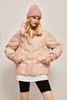 New Fashion Standing Collar Loose Warm Down Jacket