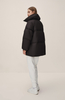 Black Puff Down Jacket with Thickened Bread Jacket