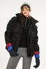 Women's Hooded Workwear Medium-length Down Jacket