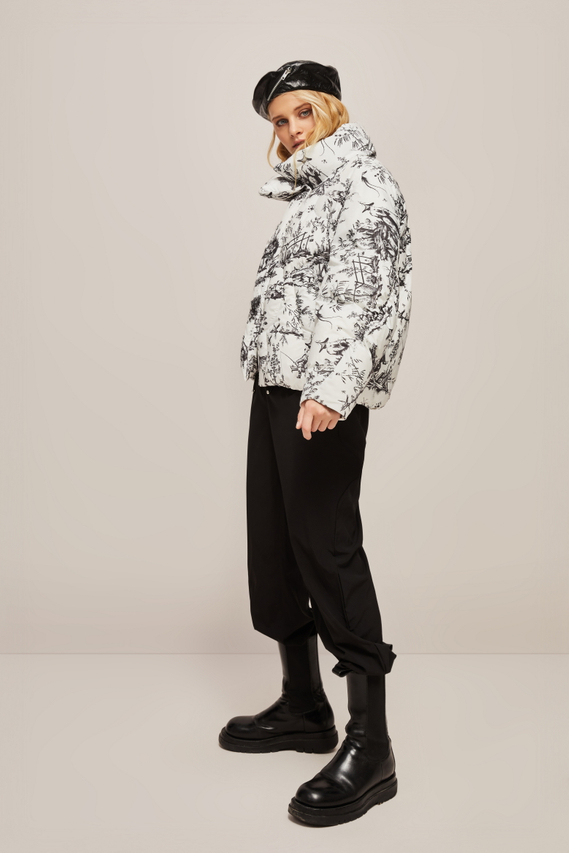 New Women's Loose Casual Stand Collar Down Jacket