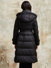 Winter Long Fitted Hooded Down Jacket