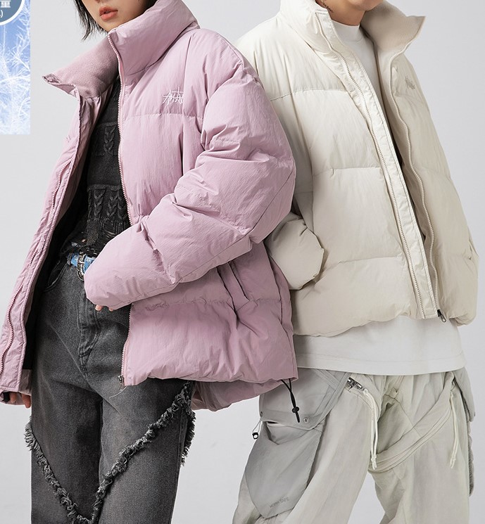 Men's Short Stand-collar Down Jacket
