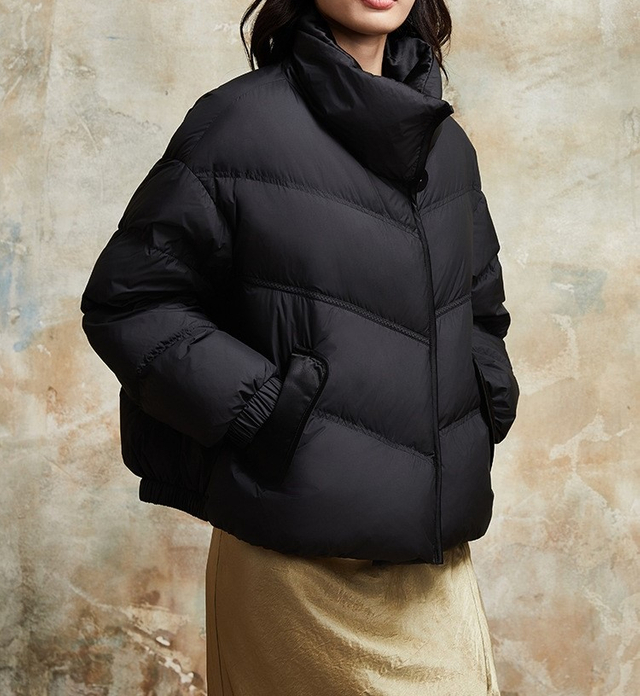 Short-sleeved Warm And Fashionable Cotton Down Jackets 