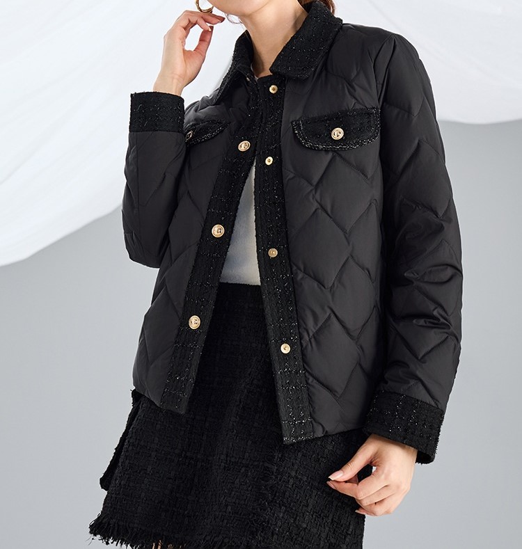 Short-sleeved Button-down Stylish Jacket And Sweater Made of Cotton