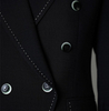 Long sleeve cut-out suit Coat
