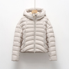 New fashion contrast color puff down jacket -YKK zipper/ Rib collar