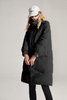 Women's Hooded Detachable Medium-length Thickened Down Jacket