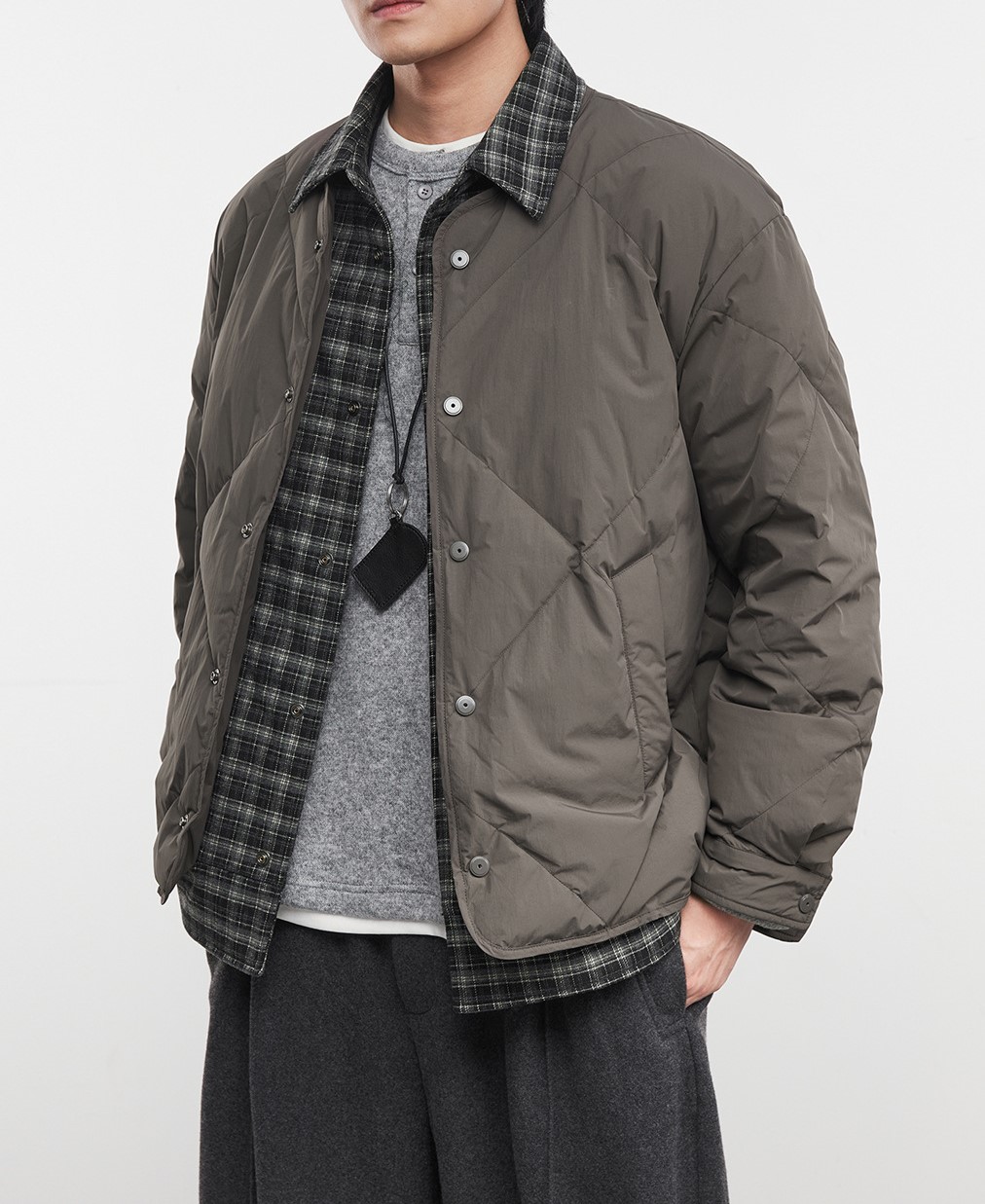 Men's Short Winter Down Jacket