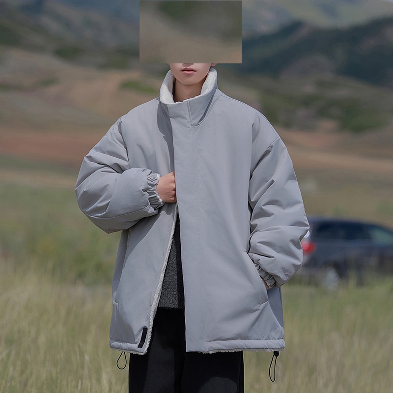 Men's Short Medium Lambskin Coat